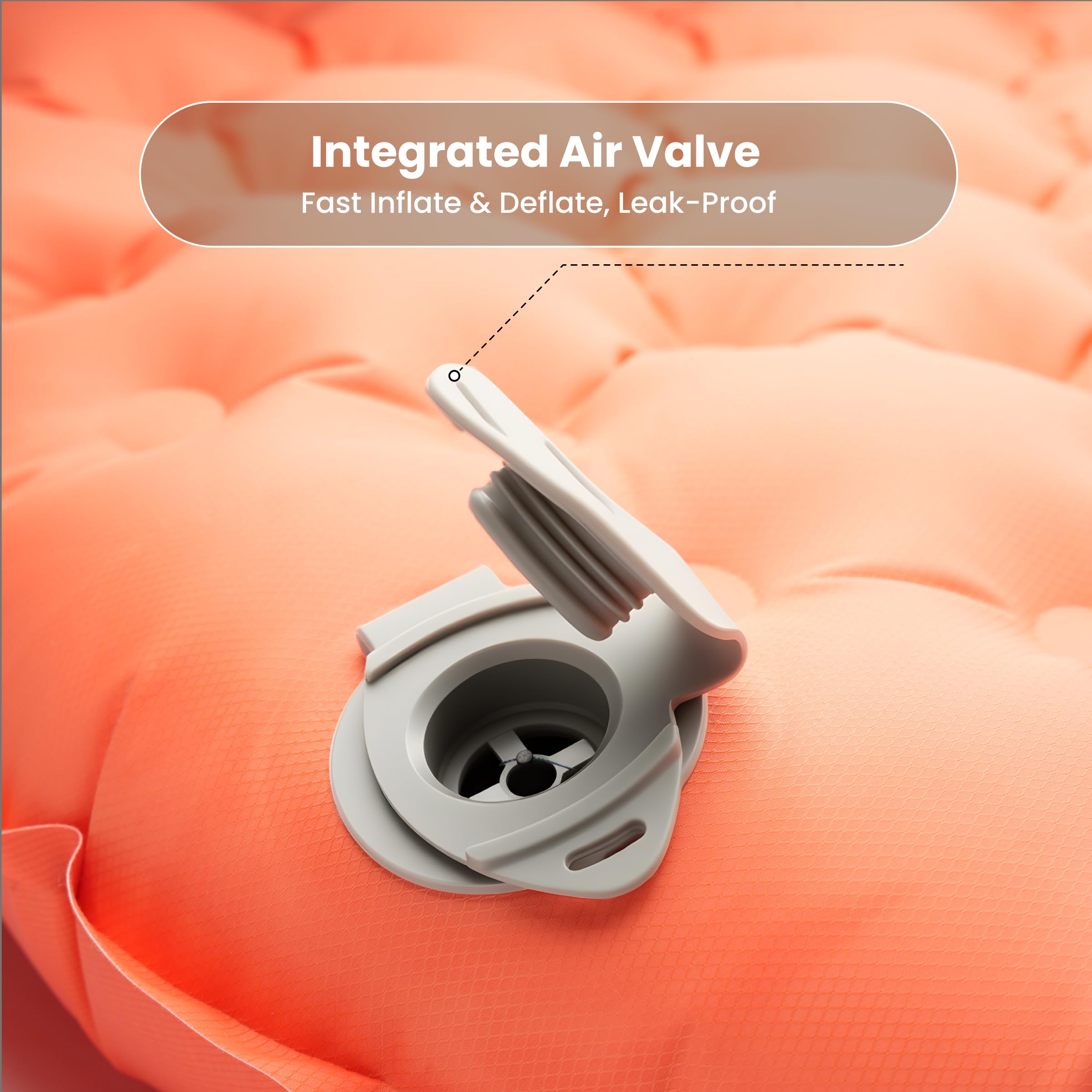 WindQUESTER Elevate X rapid-integrated valve enables fast inflation and easy deflation.