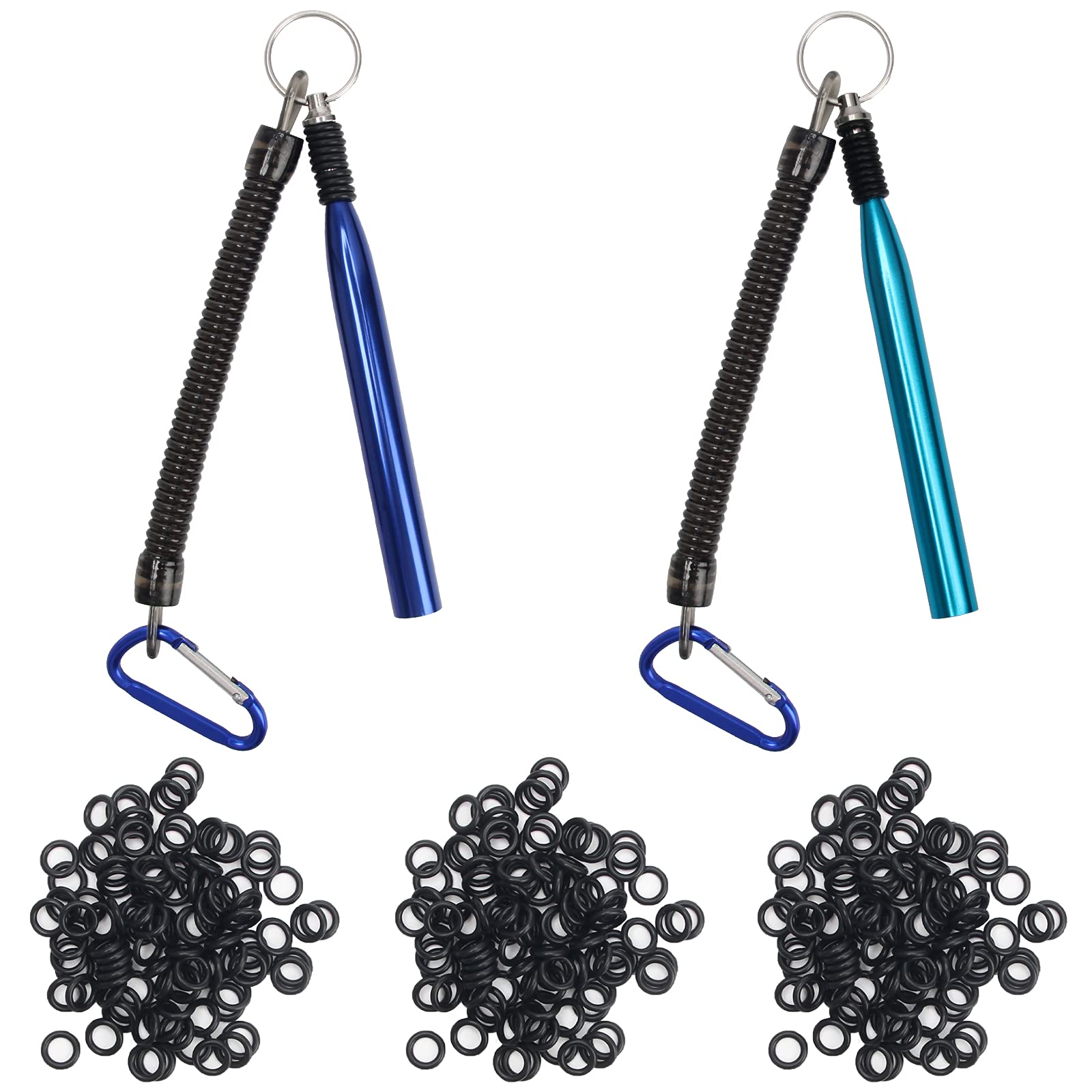 Main Windspeed Wacky Rig Tool showing Royal Blue and Lake Blue two-color tube