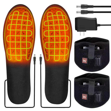 Winna heated insoles front view showing sleek warmth coverage for daily wear
