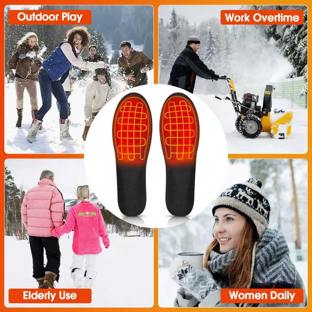 Winna heated insoles strap-design emphasizing snug, adjustable fit for outdoors