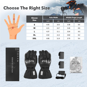 Winna heated motorcycle gloves velvet liner for soft, secure grip.