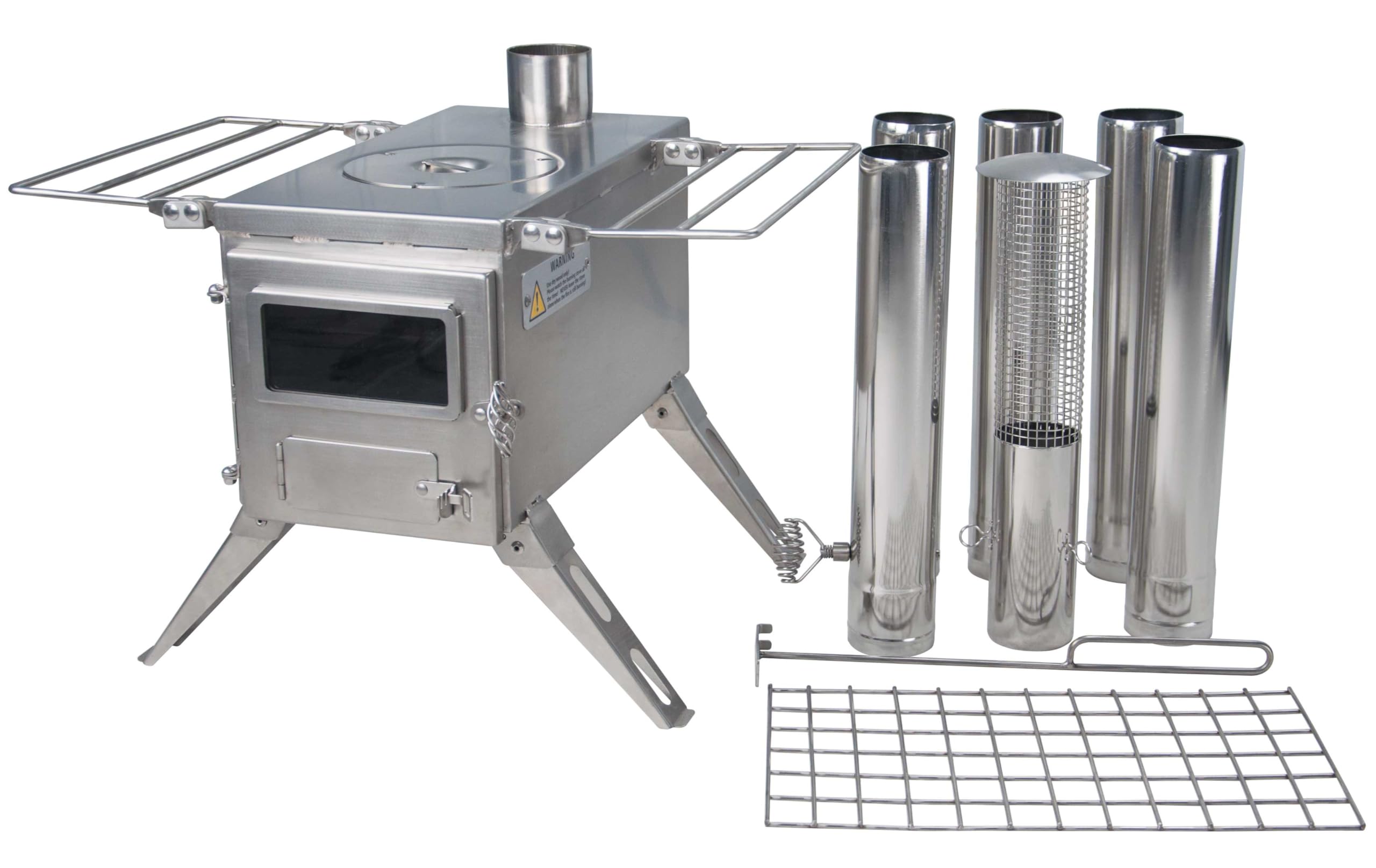 Winnerwell Nomad Medium Stove dual dampers control airflow