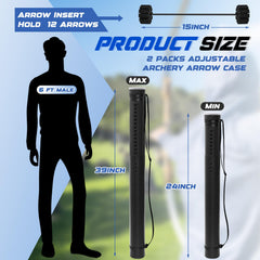 WinnerWhy arrow inserts demonstrate protective system keeping arrows separate and undamaged.