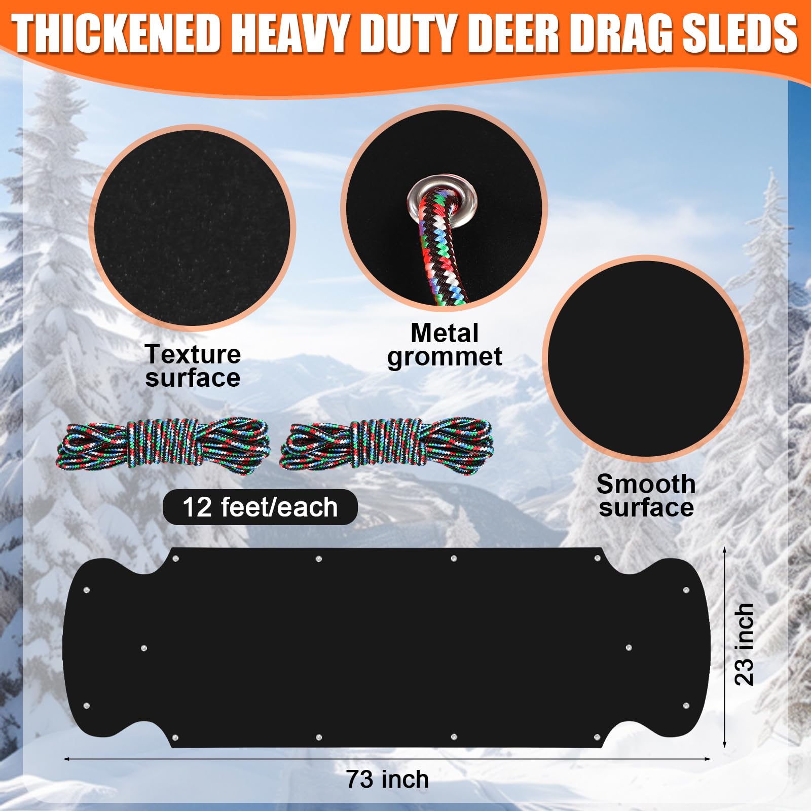 WinnerWhy adjustable deer drag harness with sternum strap fits multiple body sizes