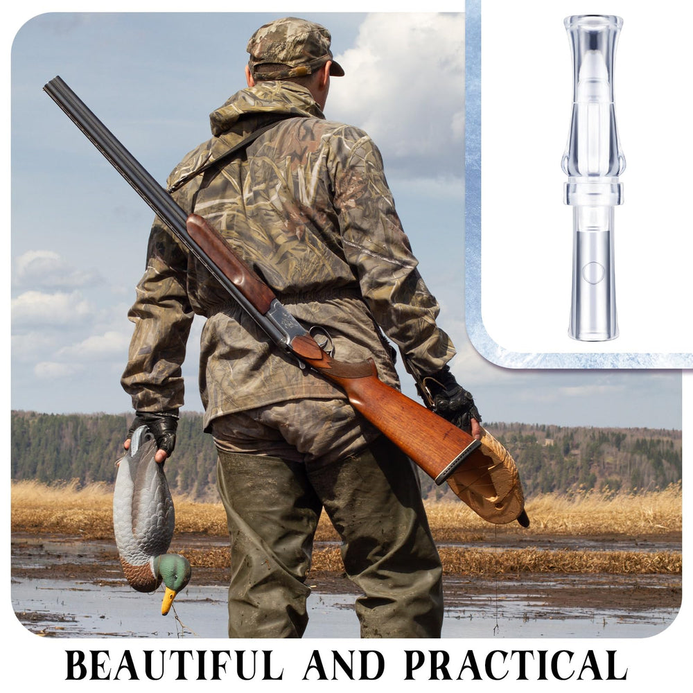 WinnerWhy duck call whistle delivers loud, clear sound to attract ducks at distance.