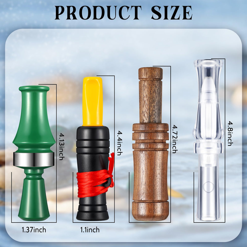 WinnerWhy duck calls feature colorful bodies for easy field visibility and handling.