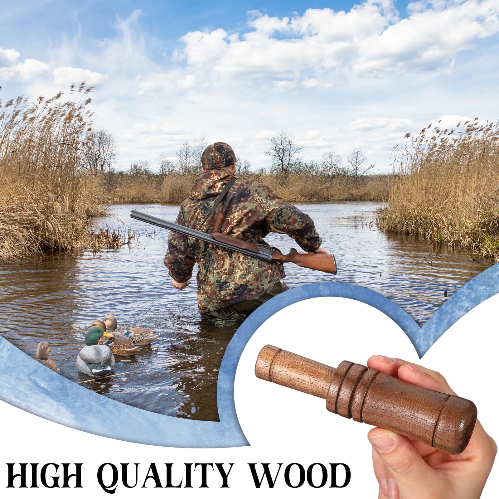 WinnerWhy duck calls can be displayed at home while remaining ready for use as a gift.