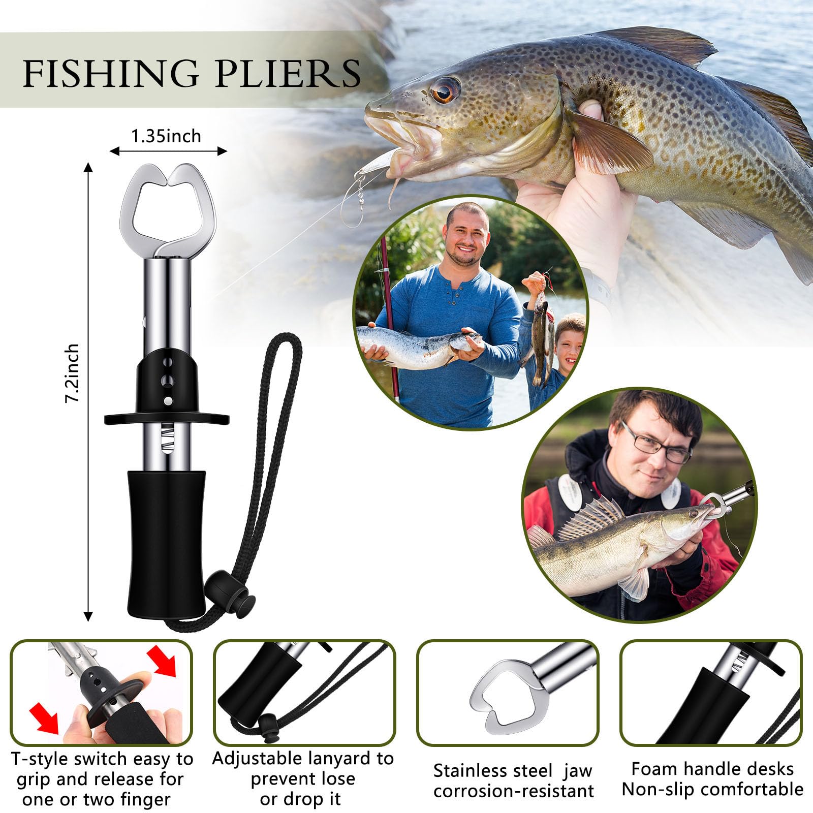 WinnerWhy fishing-pliers-scales-and-snaps present essential tools for quick on-site adjustments.