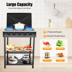 WINNIESHOP durable iron body supports heavy cookware outdoors
