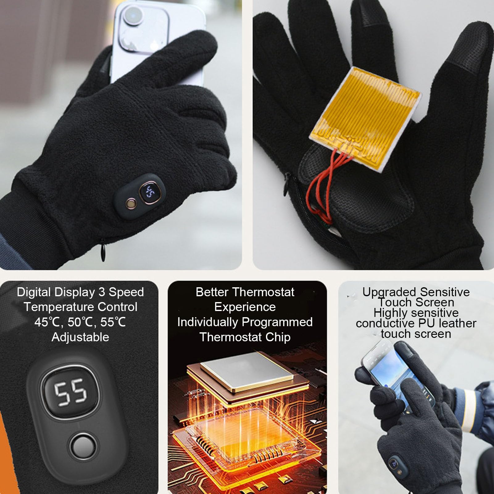 Winter Warm Heating Gloves adapt to outdoor sports and urban commutes.