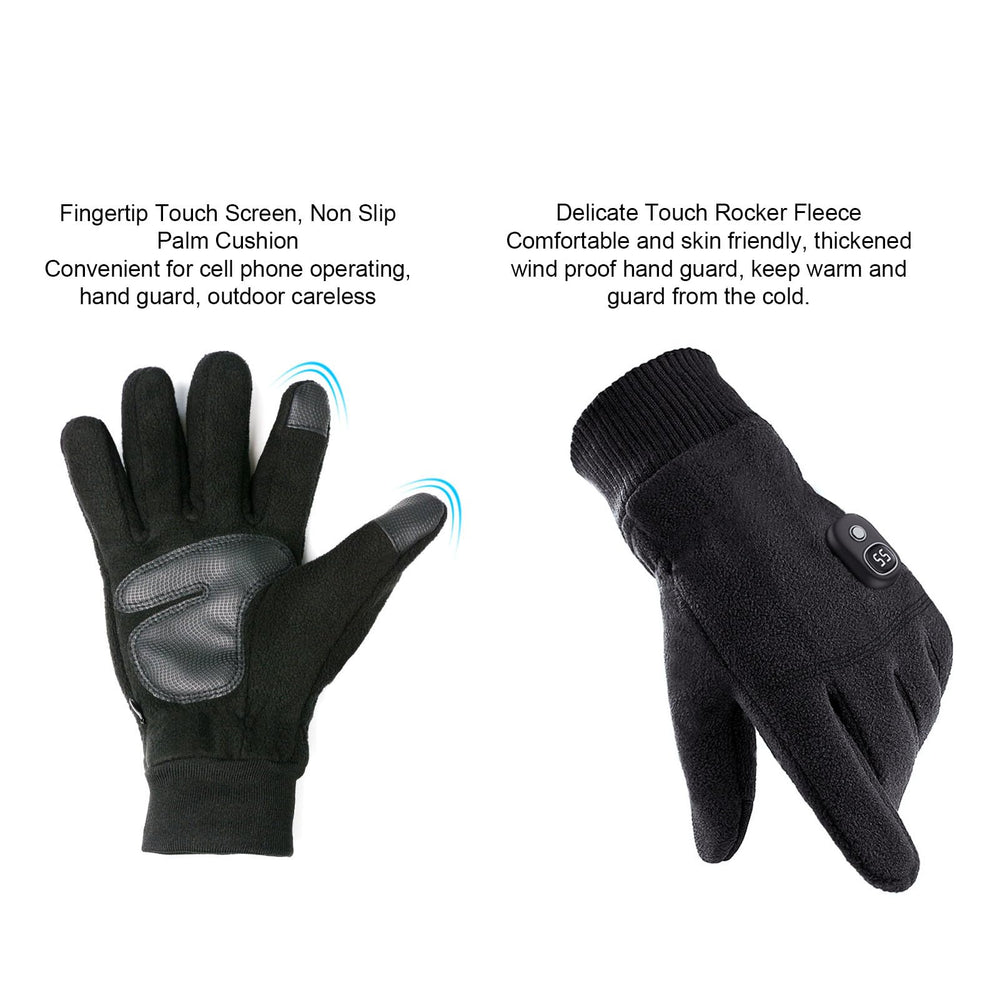 Winter Warm Heating Gloves built-in battery tested for safety and reliability.