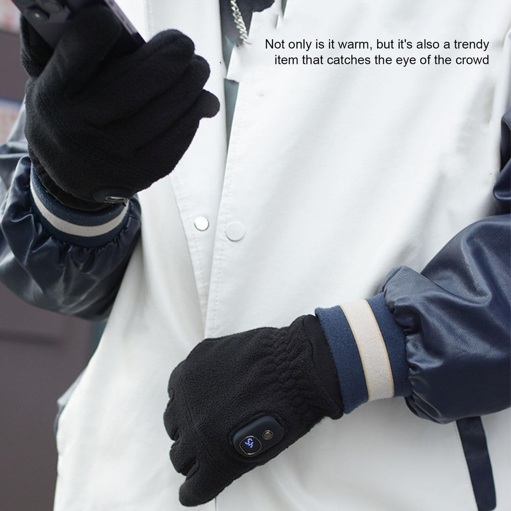 Winter Warm Heating Gloves are easy to care with a washable inner liner.