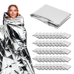Winterlace emergency blanket folded for compact storage in kits and cars.