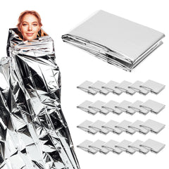 Winterlace emergency blanket folded for compact storage and quick access.