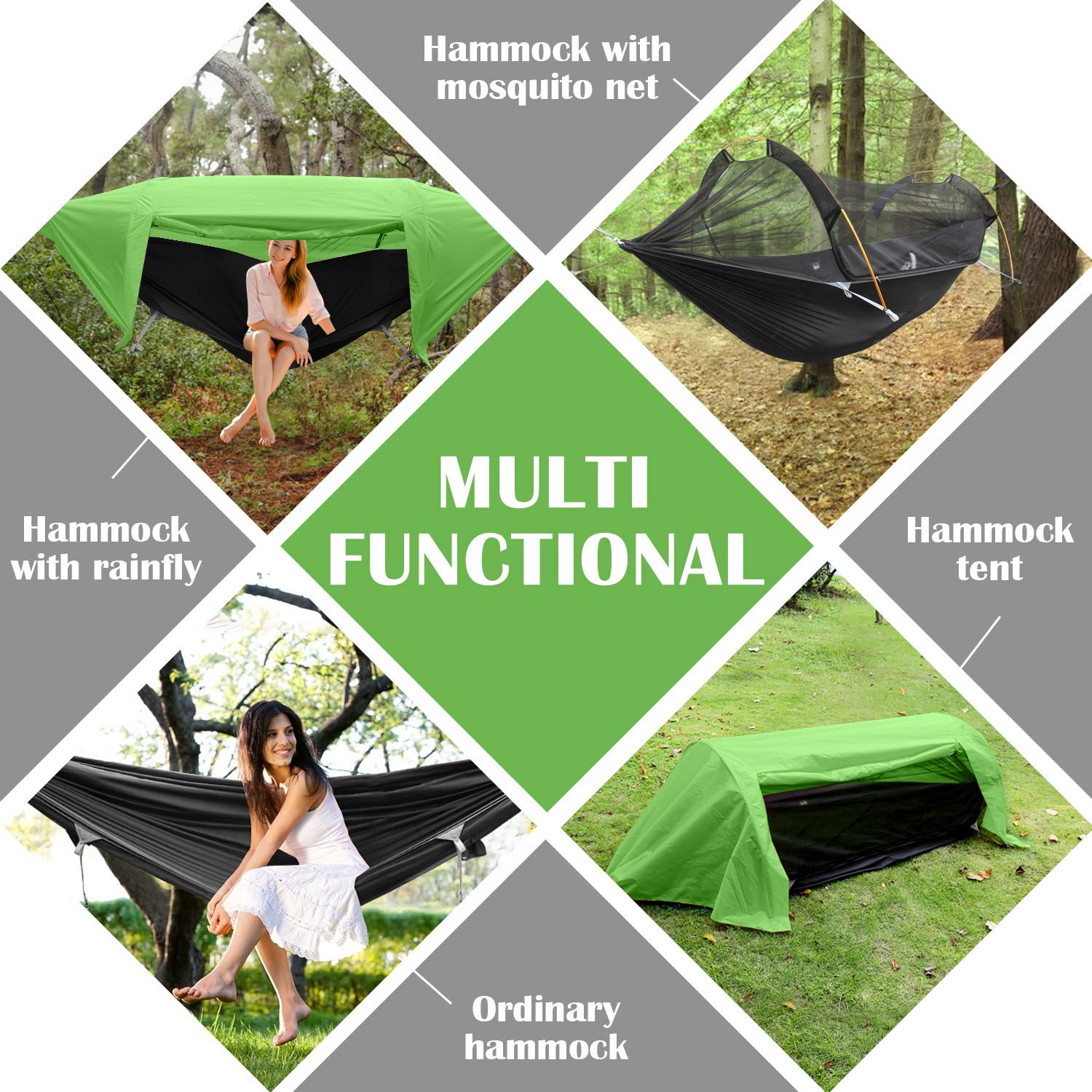 WintMing hammock includes all necessary accessories for ready-to-use experience