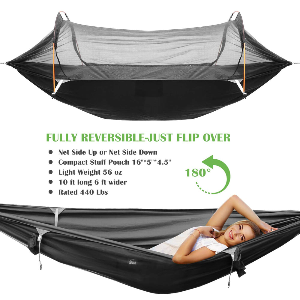 WintMing hammock portable setup enables quick assembly anywhere you travel