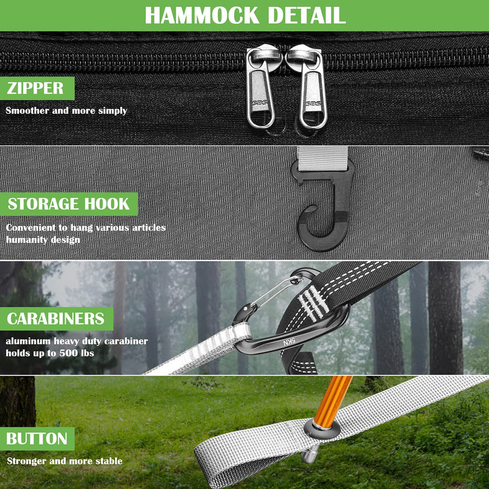 WintMing hammock rain fly cover shields from rain and sun while resting