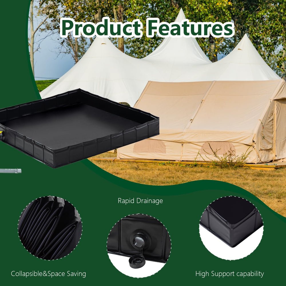 Wintogo's built-in hose drainage keeps the surrounding area clean and dry