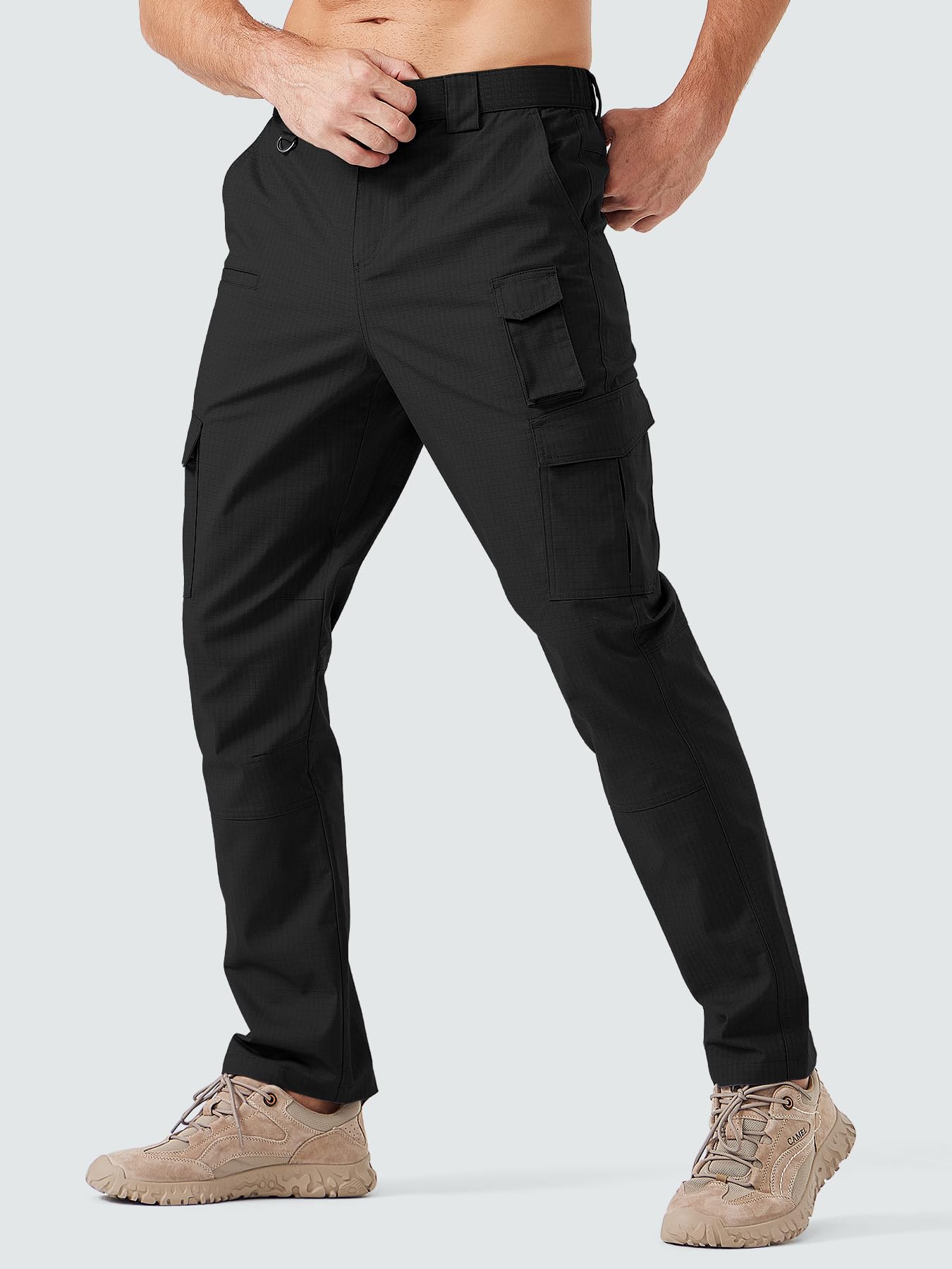 Winvote cargo pants side-pocket layout emphasizes tool storage for hands-free work