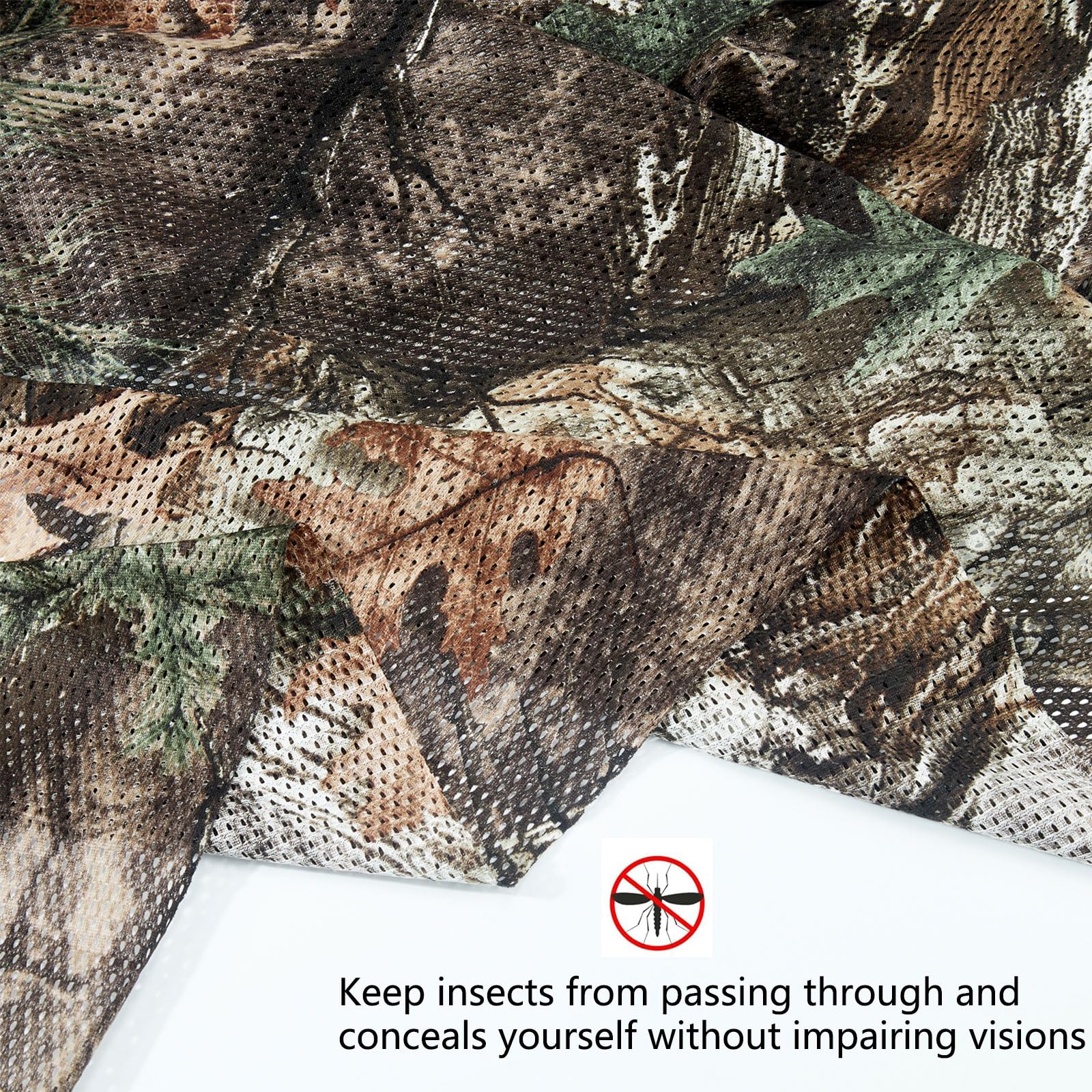 WINWAY 300D camo burlap netting in camping use provides rugged, reusable shelter