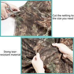 WINWAY camo burlap netting durable material withstands outdoor use and weather