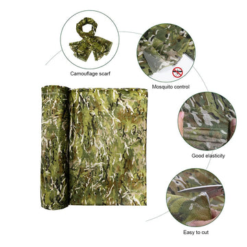 WINWAY 300D camo burlap netting texture close-up, breathable fabric reduces noise during movement