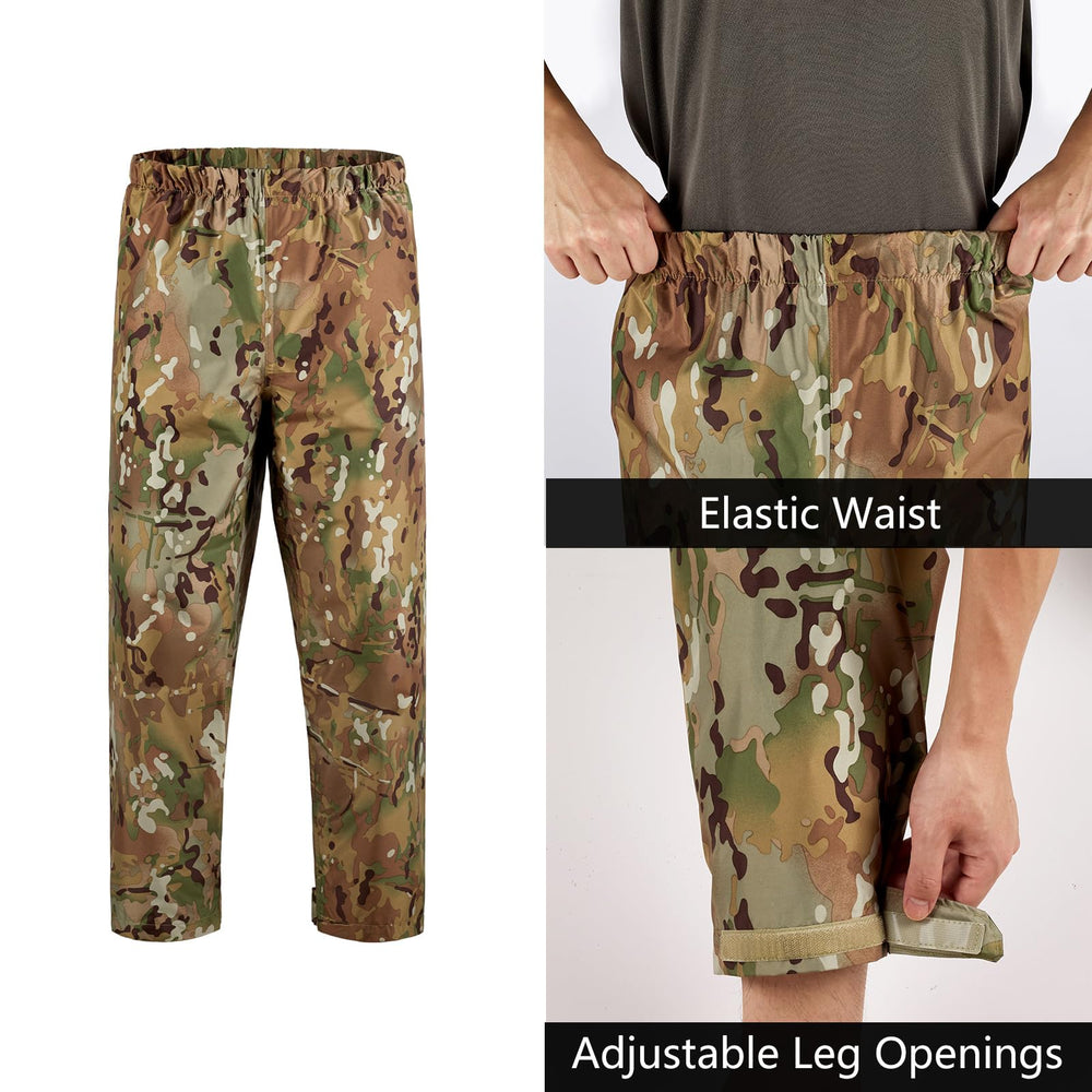WINWAY adjustable hood and cuffs illustrate customizable fit for variable rain conditions.