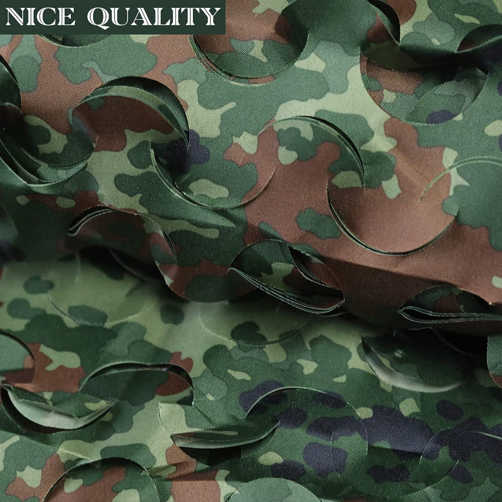 WINWAY camo netting 3d leaf foliage closeup shows durable, non-glare camouflage.
