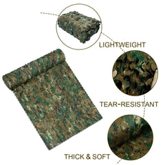 WINWAY camo netting colorfast sheet demonstrates fading resistance for long-term deployment