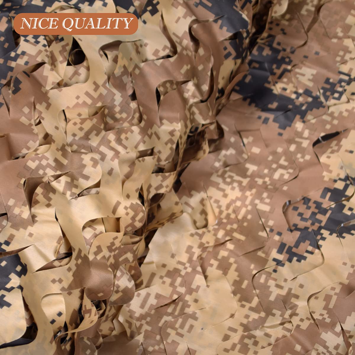WINWAY camo netting bulk roll folded demonstrates portable, easy storage.