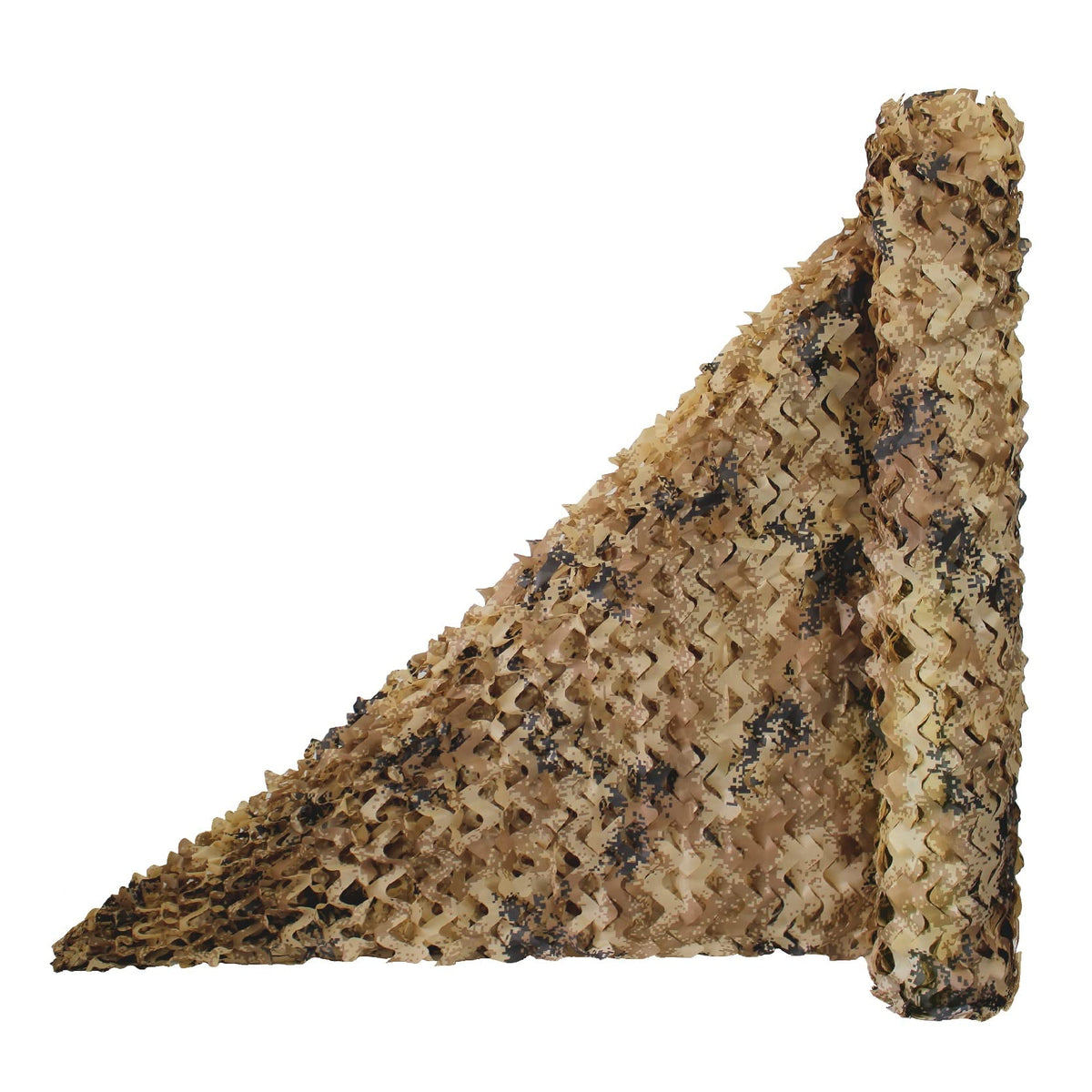 WINWAY camo netting bulk roll front view enhances concealment for hunting scenarios.
