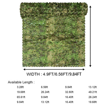 WINWAY camo net closeup emphasizes colorfast, fade-resistant performance