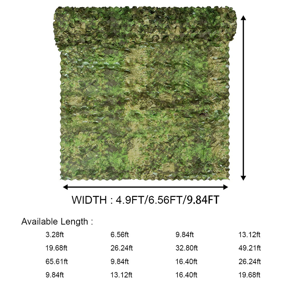 WINWAY camo net closeup emphasizes colorfast, fade-resistant performance