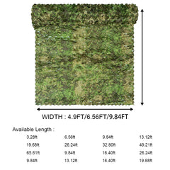 WINWAY camo net closeup emphasizes colorfast, fade-resistant performance