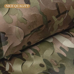 WINWAY camo netting foliage detail shows three-dimensional leaves for realistic concealment