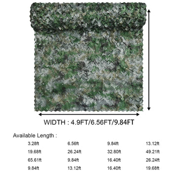 WINWAY camo netting free-cutting design lets you tailor fit.