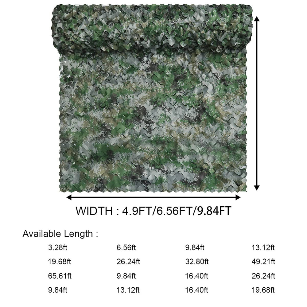 WINWAY camo netting free-cutting design lets you tailor fit.