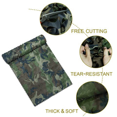 WINWAY camo netting non-glare surface reduces shine for stealth setups.