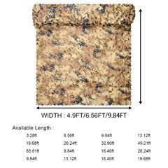 WINWAY camo netting non-glare texture reduces shine during outdoor activities.