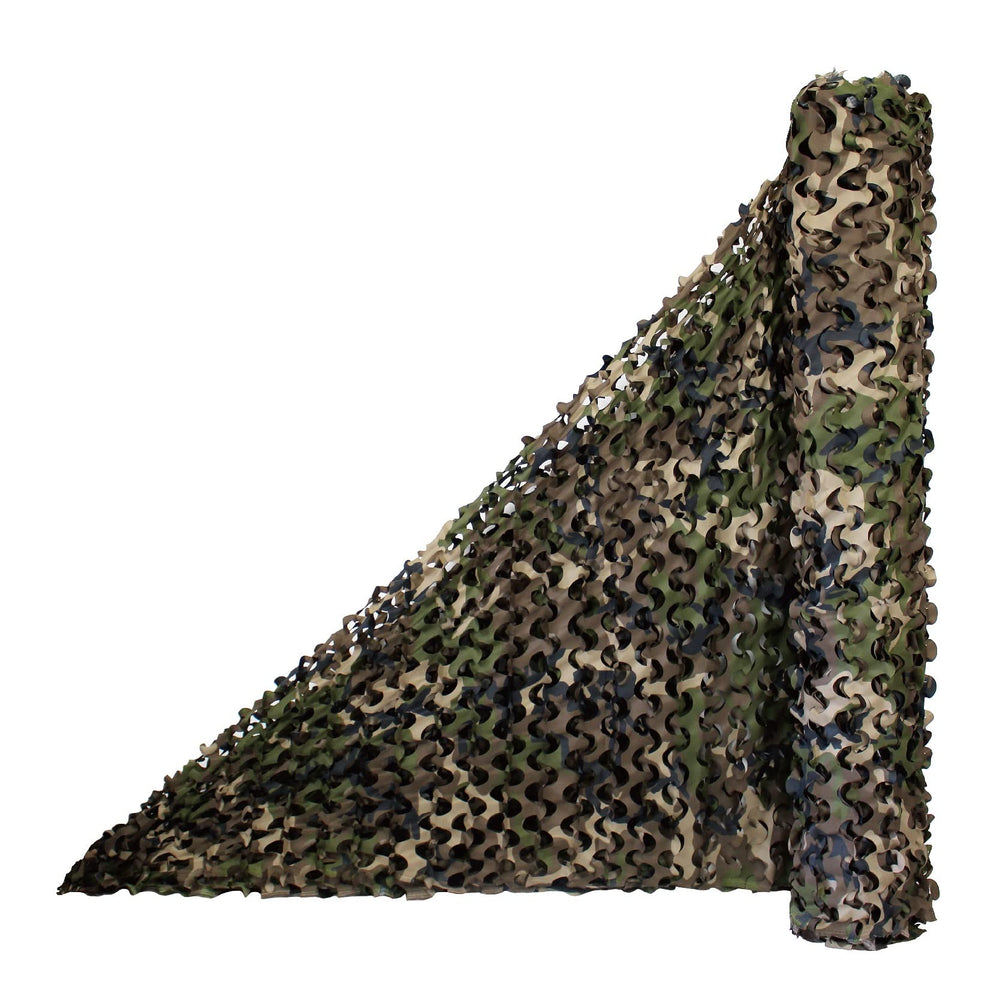 WINWAY camo netting roll hides quickly for hunting concealment.