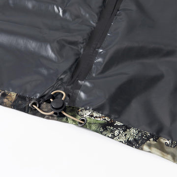 WINWAY rain suit side pockets provide convenient gear access on outdoor trips.