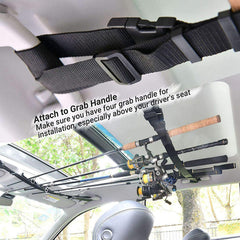 Winwon nylon fishing rod belt closeup highlights durable, high-strength material.