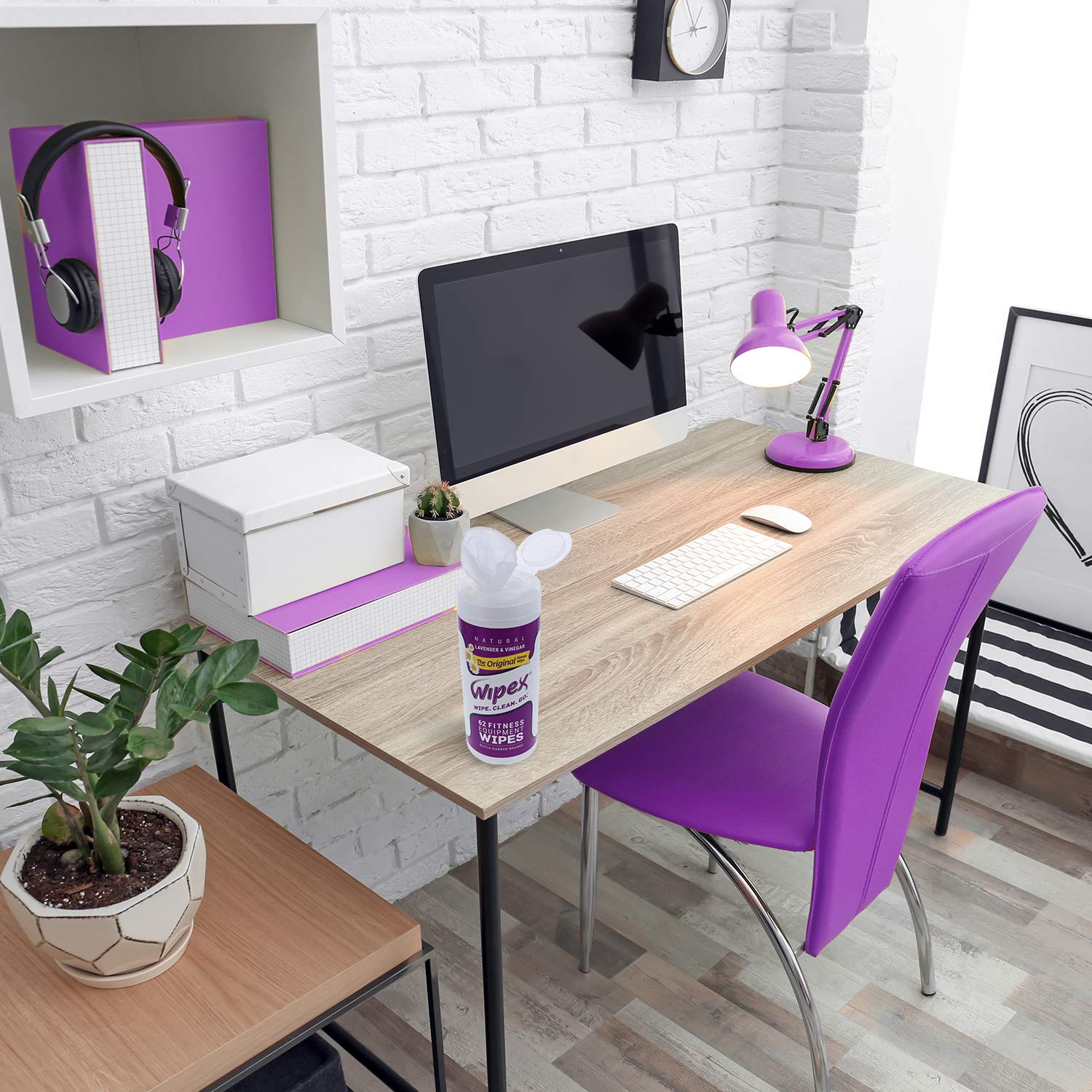 Wipex lavender vinegar formula used on plastic and chrome surfaces