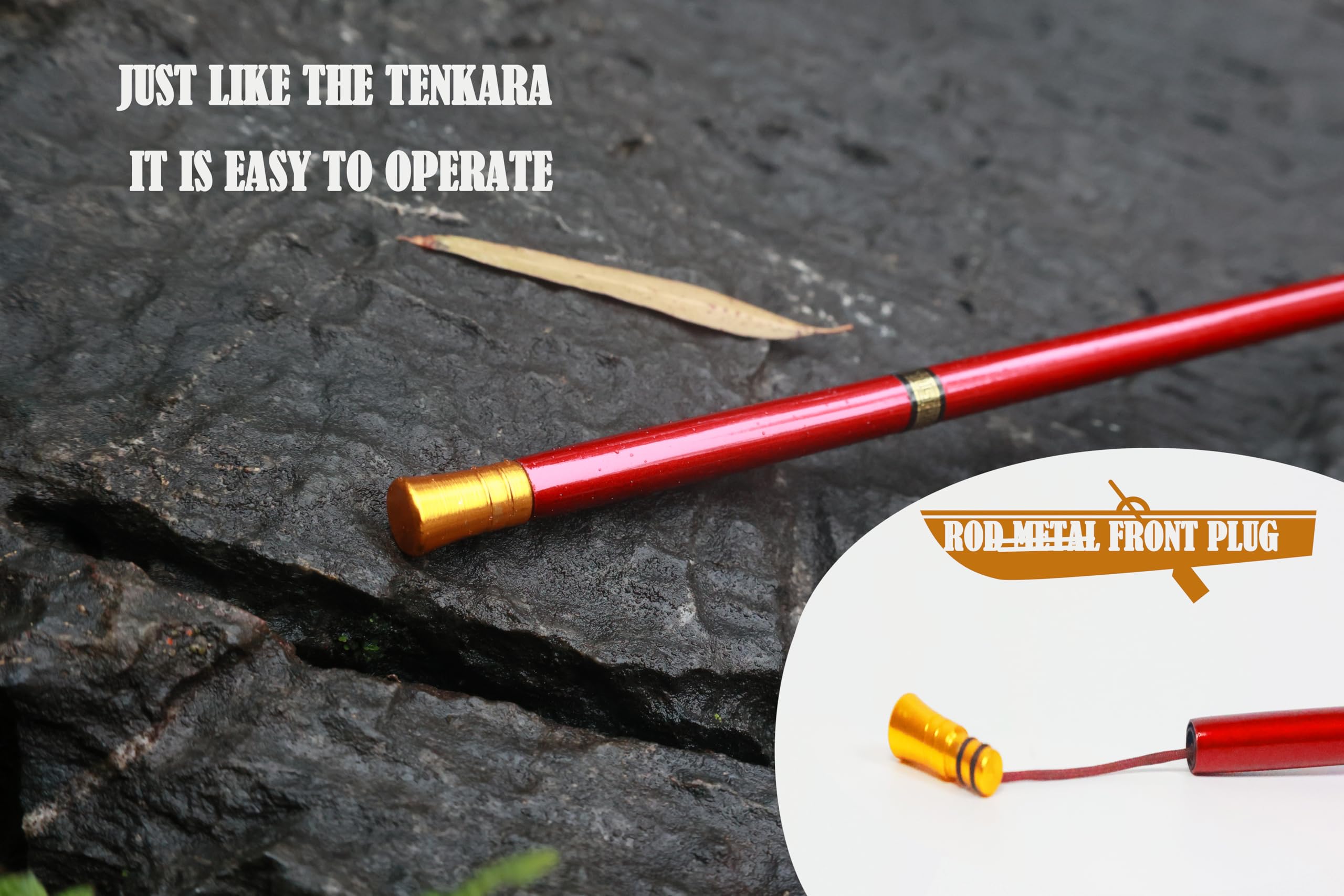 Wisbait tenkara rod in-pack backpack setup for easy carry on hikes.
