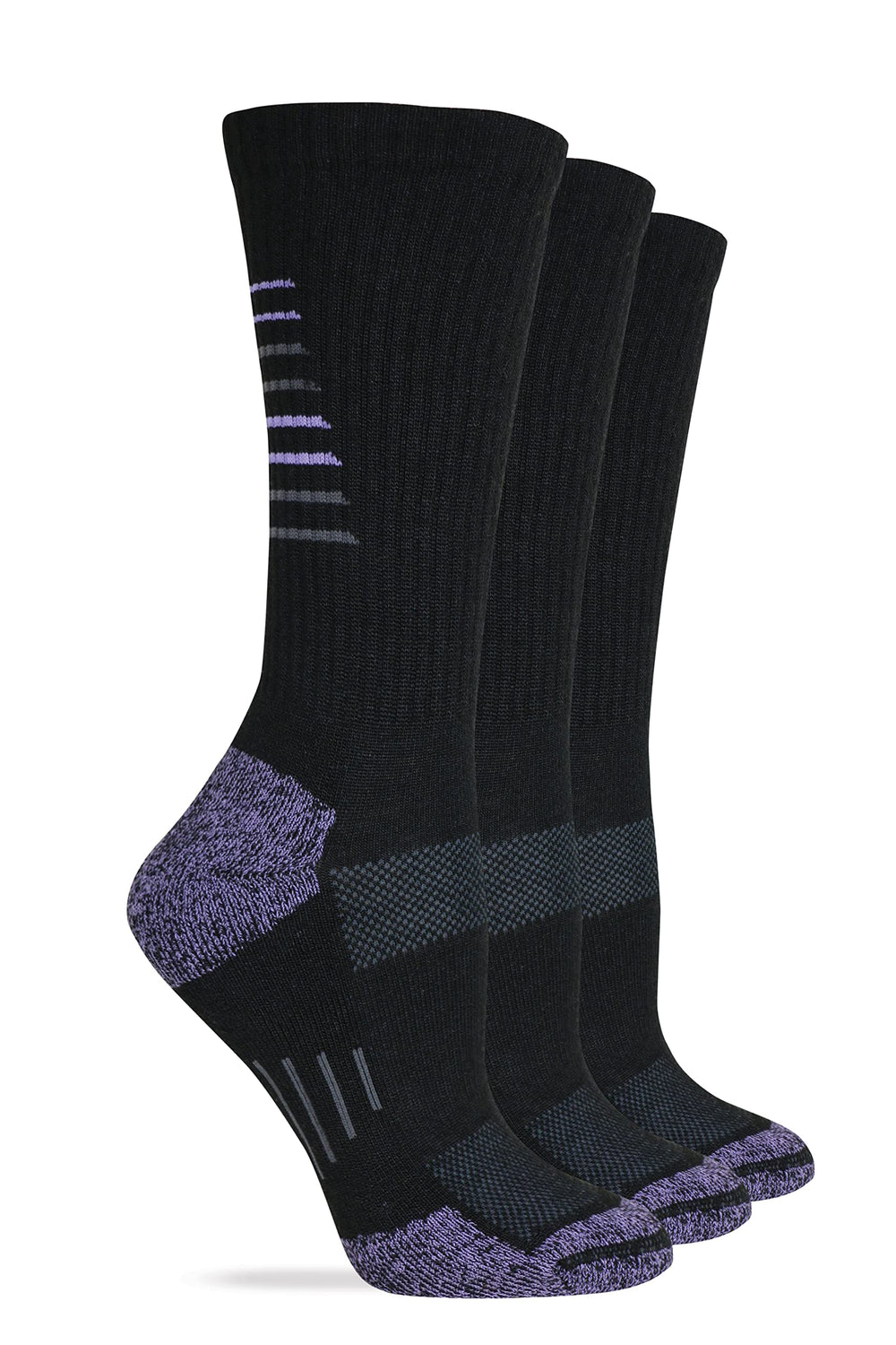 Wise Blend ladies merino socks front view seamless toe for comfort