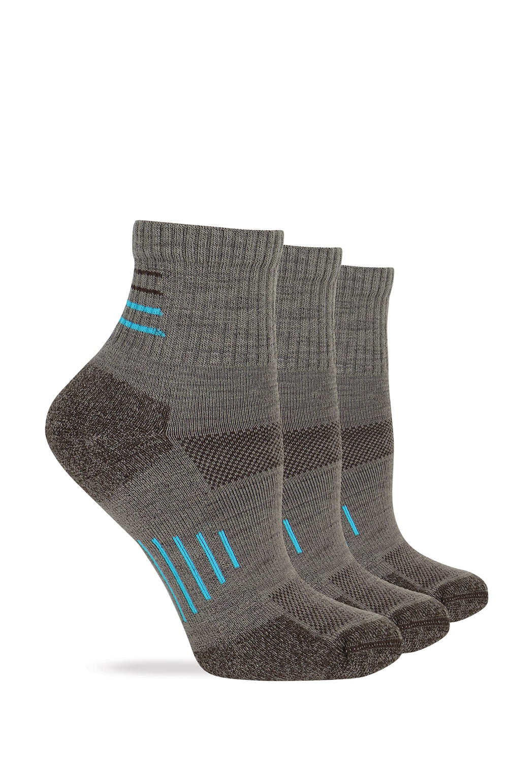 Wise Blend seamless toe hiker socks in mocha offer irritation-free walking and all-day comfort