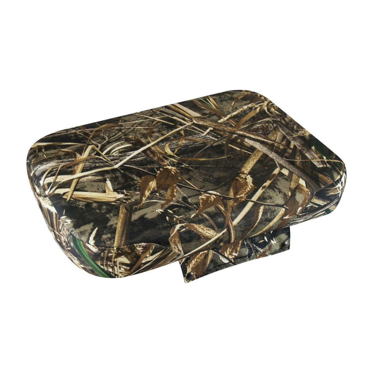 Wise cooler cushion seat in Realtree Max 5 camo, ideal for hunting and fishing outings.
