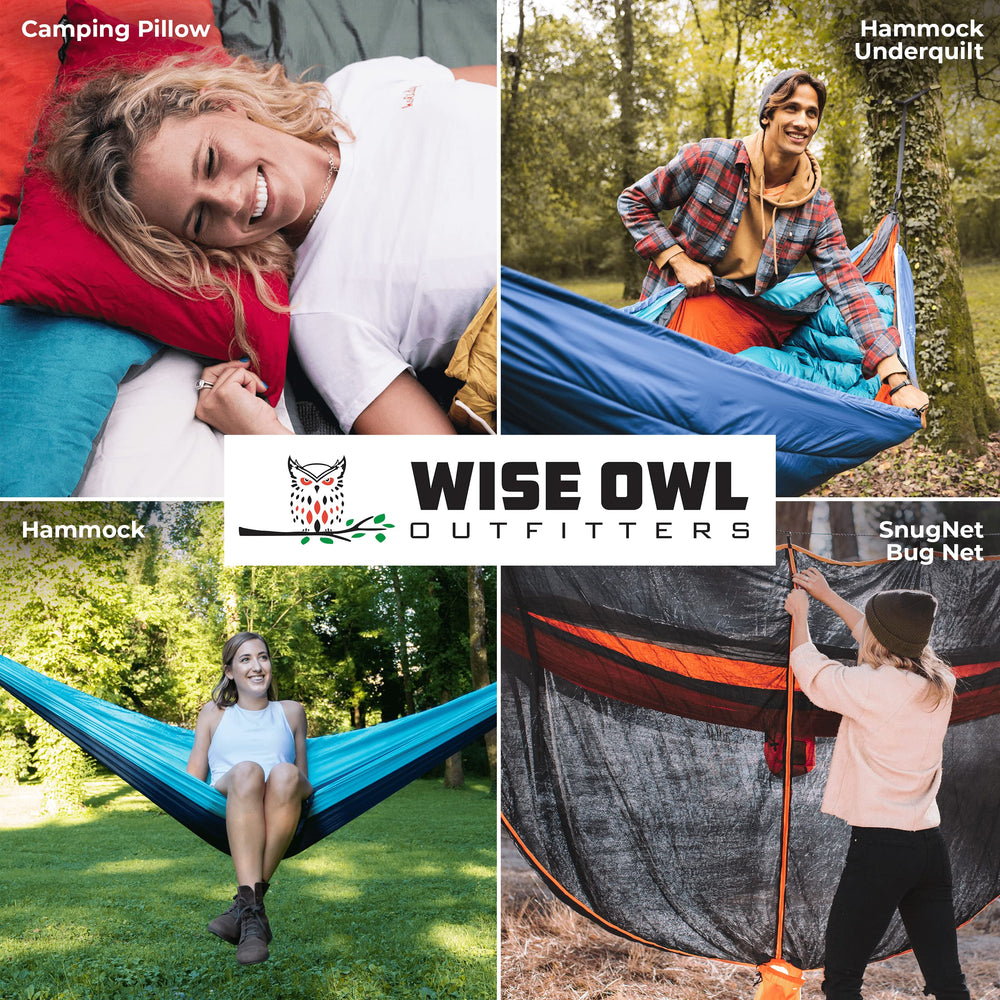 Wise Owl Outfitters blanket with built-in stuff sack for easy storage