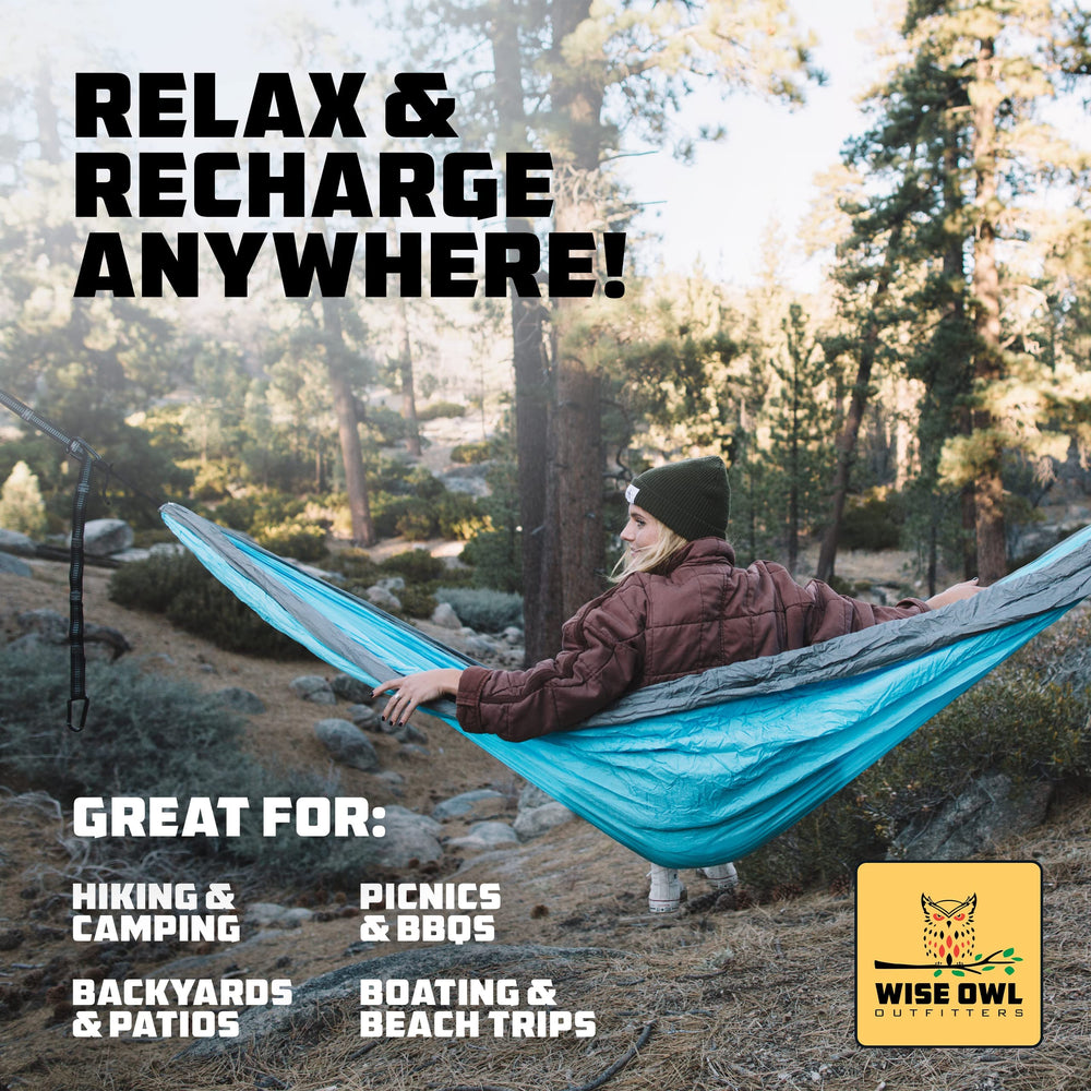 Wise Owl Outfitters hammock backyard-use shows versatile setup outdoors