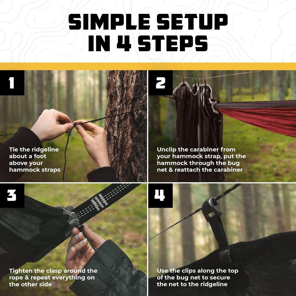 Wise Owl Outfitters hammock bug net replacement for aging camping gear